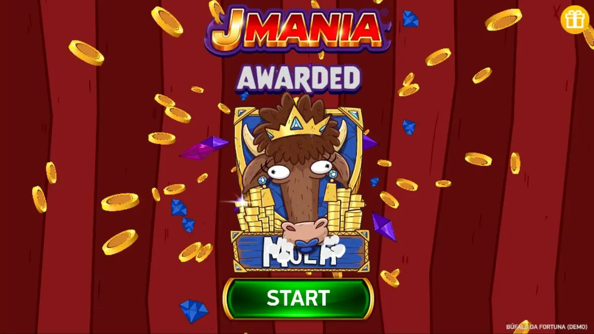 Buffalo da Fortuna slot machine interface na may American Frontier theme