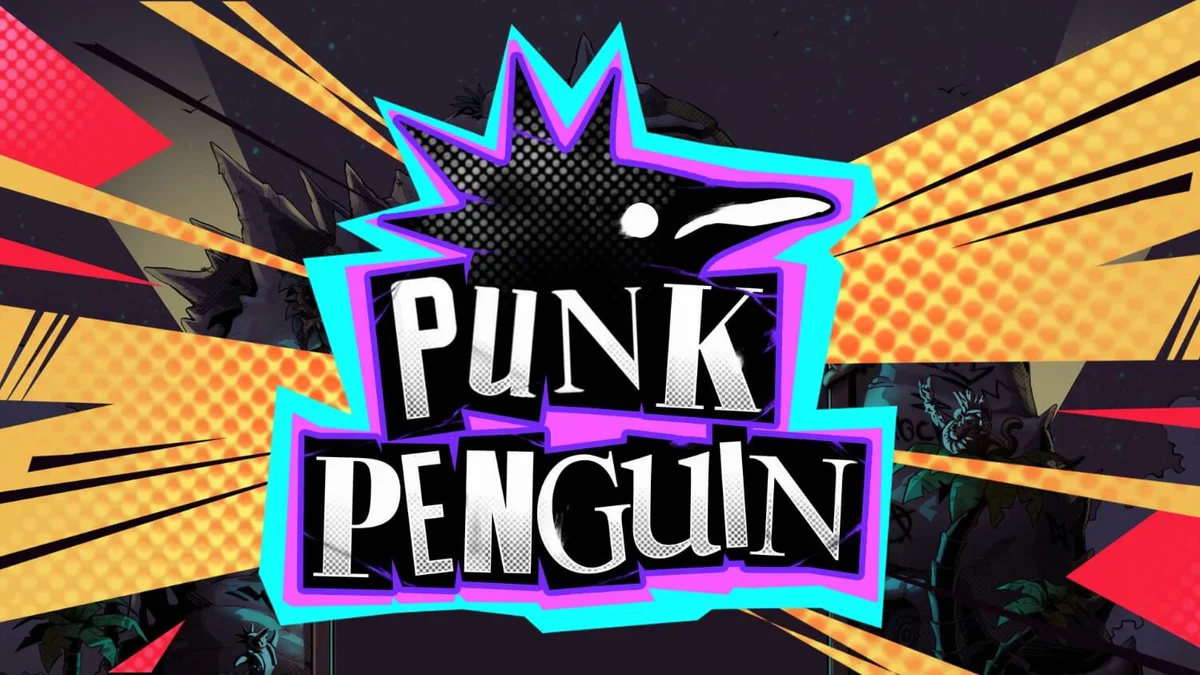 Punk Penguin slot machine na may temang punk rock at mga penguin